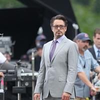 Robert Downey Jr on the set of The Avengers shooting on location | Picture 69569